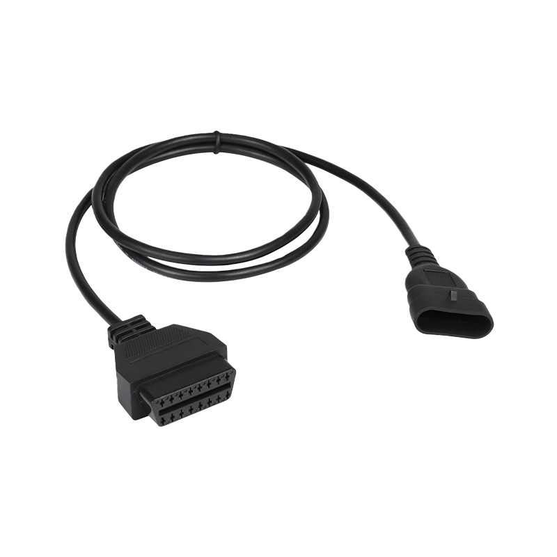 Custom Cables OBD2 OBDII Male To Female 16Pin Connector Extension Cable Harness